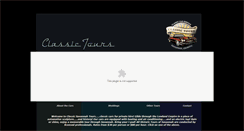 Desktop Screenshot of classiccaddytours.com
